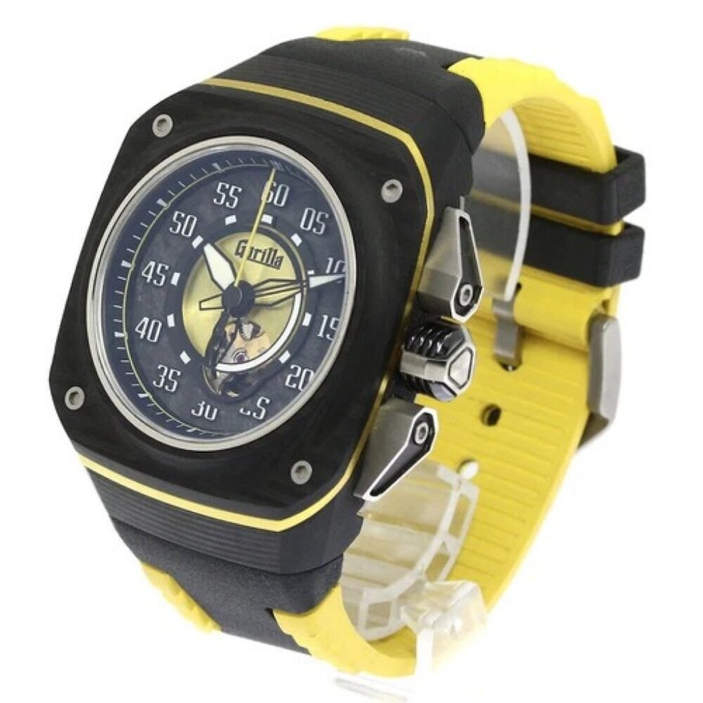Gorilla Fastback GT Leon Racing LR1.0 Black / yellow Dial AT Men's Watch